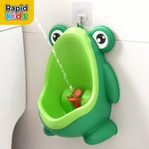Urinoir Happy Frog | Kids Rapid | Pot pipi | Entraîneur de toilettes | Toilettes Kinder | Urinoir pour enfants | Formation de pot | Tout-petits | Faire pipi | Kids | Vert