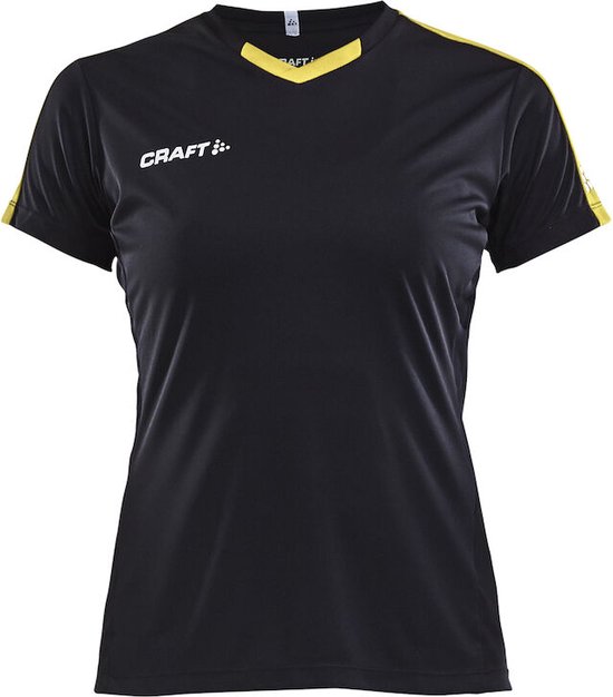 Craft Progress Jersey Contrast W 1905567 - Black/Sweden Yellow - XXL