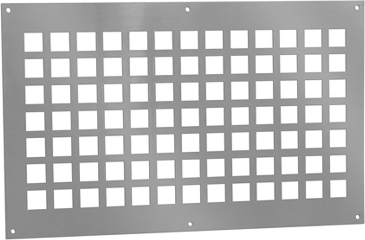 Nedco BV Ventilatieplaat 400x250mm aluminium