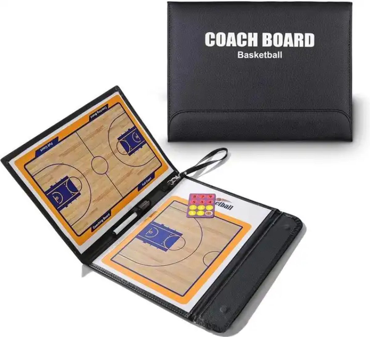 Basketbal Coaching Bord - Basketbal - Incl. Stift en Magneetjes