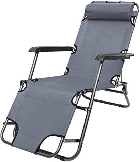 Aktive 62610 Strandstoel, inklapbaar, 2-in-1 Beach