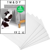 Bol.com TM&DY 8 XXL Vellen – Anti Krab Vellen - Voor Kat & Hond - Anti Krab Katten – Meubelbescherming Katten – Transparant - 43... aanbieding