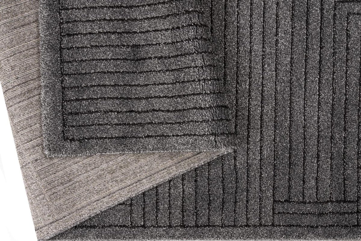 Pure Long Karpet - 160x230cm - Antraciet - Dik & Zacht - Vloerkleden - Tapijt - Vloerkleed