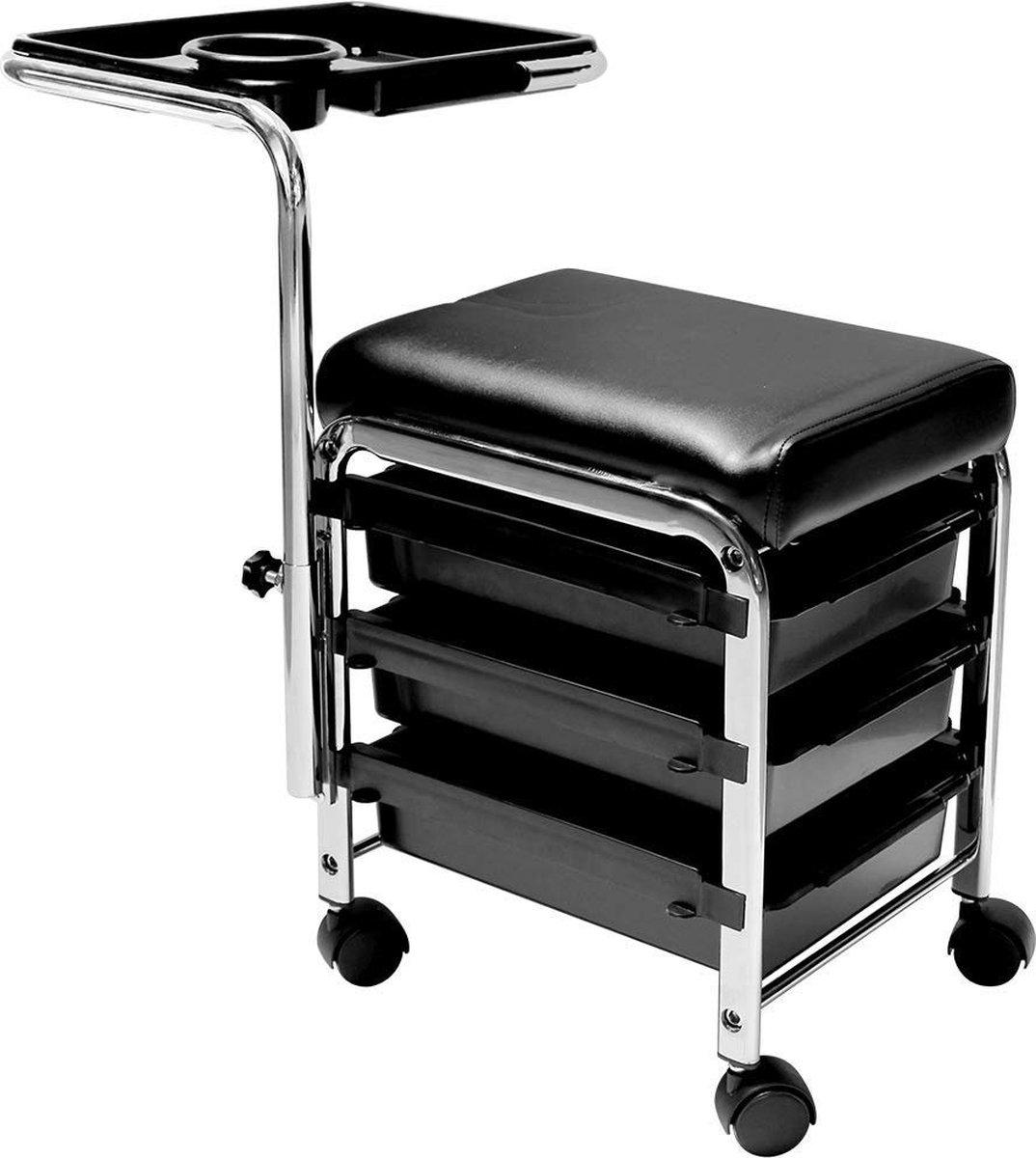 Goedkoopste Pedicurekruk/ Voetsteun/Pedicure werkstoel/Beensteun/Pedicure/Zwart