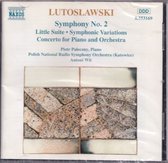 Orchestral Works vol. 2 - Witold Lutoslawski - Piotr Paleczny (piano), Polish National Radio Symphony Orchestra o.l.v. Antoni Wit