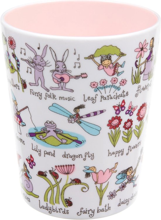 Geheime tuin kinder servies set melamine (bord + kom + beker) - Tyrrell Katz van Tyrrell Katz — afbeelding 3