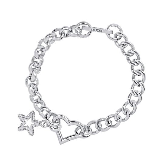 iXXXi-Connect-Monique-Zilver-Dames-Armband (sieraad)-17cm