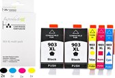 Improducts® Inkt cartridges - Alternatief Hp 903 XL 903XL XXL set + zwart
