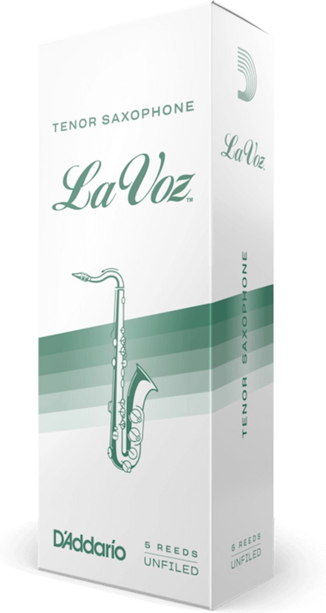 D'Addario Woodwinds Tenorsaxofoon "Mediumsoft" doos met 5 rieten - Riet voor tenor saxofoon