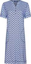 Pastunette - Graphics - Dames Nachthemd - Blauw - Katoen - Maat 36