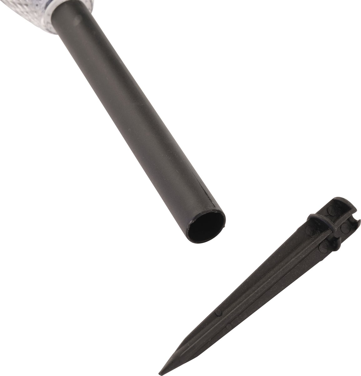 Luxform - Montpellier - Tuinlampen 4 stuks - Solar LED - Zwart - Werkend op zonne-energie