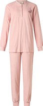 Dames Pyjama Lunatex badstof 124206 roze maat L