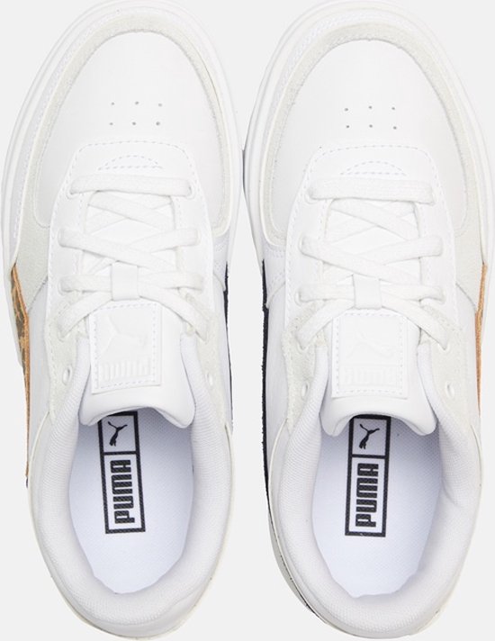 Puma Cali Dream Dames Sneakers (Maat 38) Wit/Animal print - Casual | bol