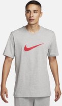 Nike Sportswear Big Logo T-Shirt Dark Grey Heather Maat M