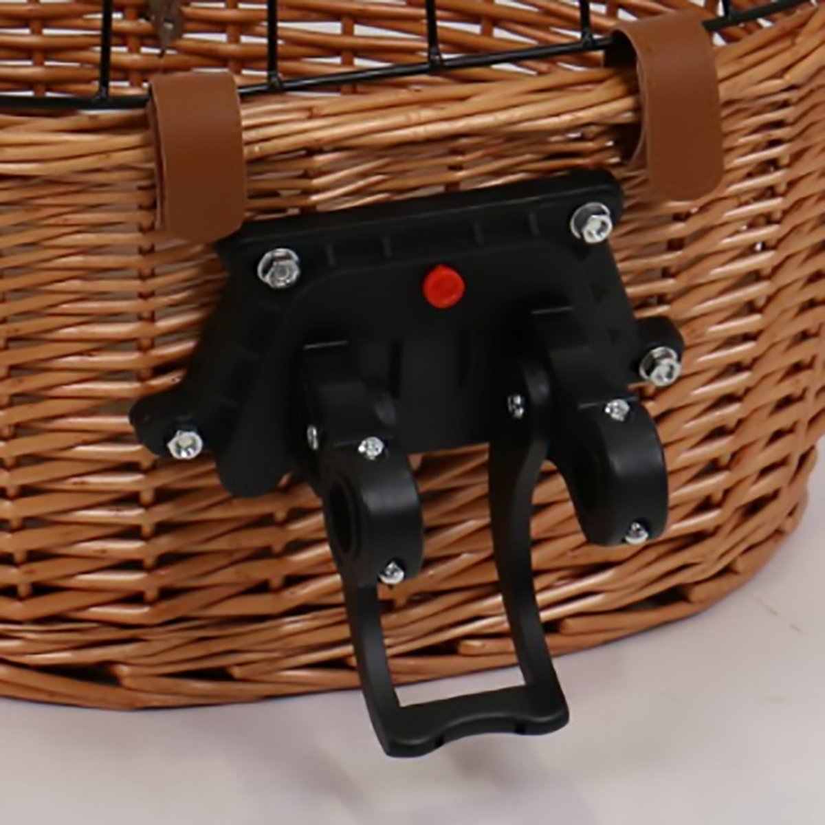 Bol.com Provence Rieten Fietsmand Stuur & kussen aanbieding