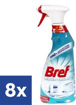 Spray nettoyant tout usage Bref Cuisine (Pack économique) - 8 x 750 ml