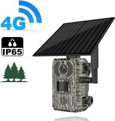 Activ24™ - 3G 4G Trail Camera - Geen wifi nodig - incl. 64gb SD kaart - Nachtzicht - Zonnepaneel - Draadloze wildlife beveiligingscamera - Outdoorcamera - Securitycamera