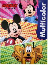 Mickey et amis multicolores, livre de coloriage