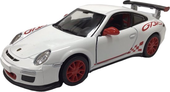 Kinsmart Porsche 911 GT3 RS Modellauto – Maßstab 1:36, Türen öffnen