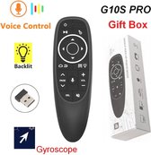 G10S Pro Air Mouse Stem Afstandsbediening 2.4Ghz Mini Draadloze Gyroscoop Ir Leren Voor Android Tv Box Hk1 H96 Max X96 Mini