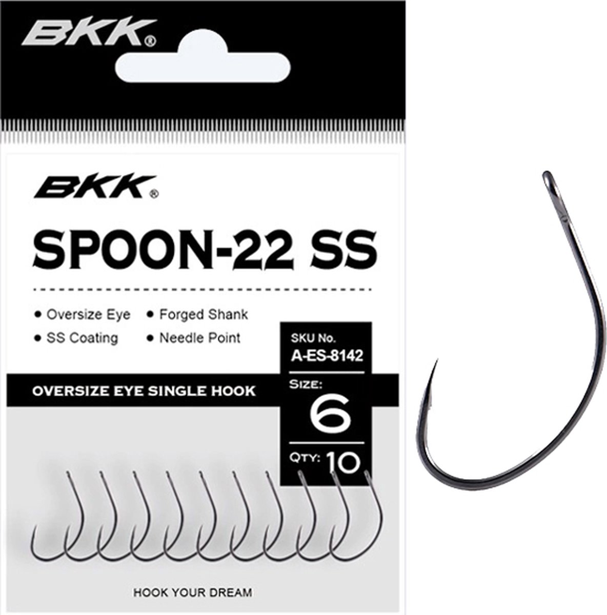 BKK - Haken Trout Spoon-22 SS Hook - BKK