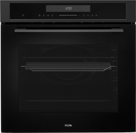 Foto: Ferre xe61cs inbouw conventioneel oven 60 cm 2325w zwart glas