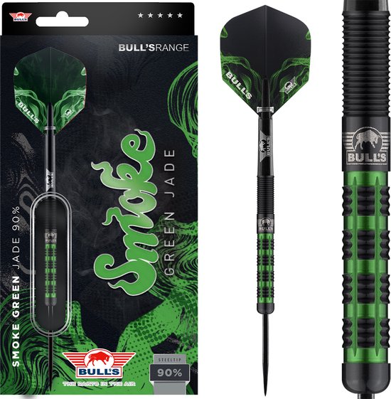 Bull's Smoke Green 90% - Dartpijlen 23 Gram van Merkloos — afbeelding 2