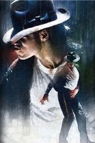 TOPMO - Michael Jackson Poster - 40X50CM- Diamond painting pakket - HQ Diamond Painting - VOLLEDIG dekkend - Diamant Schilderen - voor Volwassenen – ROND