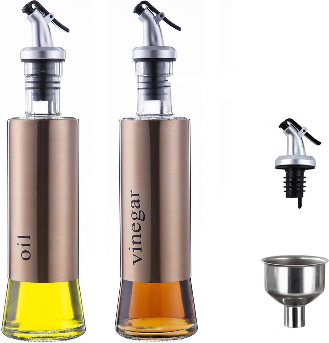 Azijn en olie dispenser set