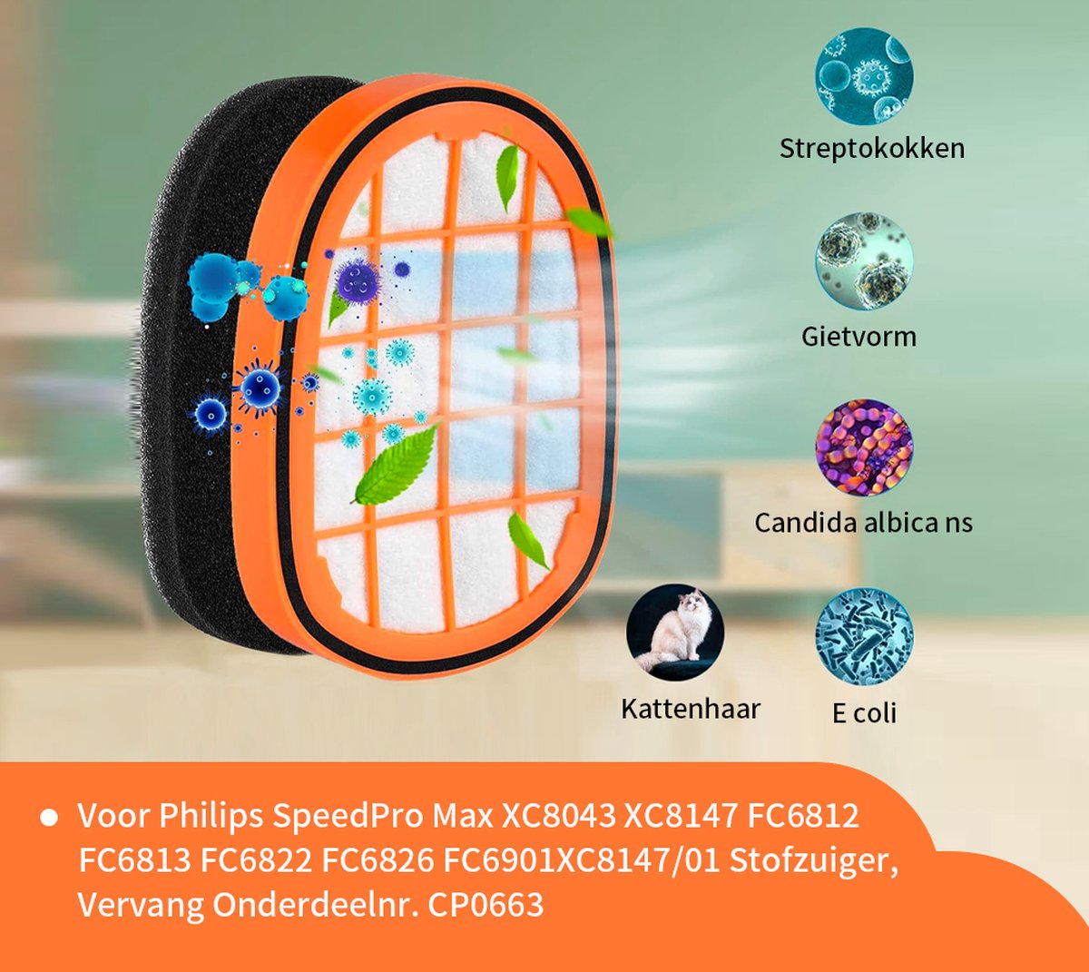 isinlive 4 Stück FC5005/01 Ersatzfilter Kompatibel mit Philips XC7042 XC8347 XC8147 FC6812 isinlive 4 Stück FC5005/01 Ersatzfilter Kompatibel mit Philips XC7042 XC8347 XC8147 FC6812