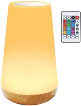 QProductz Sfeerlamp Woonkamer - Kamerverlicht met 13 kleuren - Sfeerlamp met Afstandsbediening - Nachtlamp met Touchscreen - 5V- Met Oplaadbare Batterijen