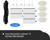 Replacements® onderdelen geschikt voor Rowenta X-Plorer 50 en 75-series (niet 75S) robotstofzuiger