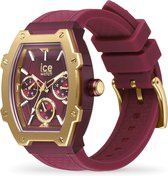Ice Watch Ice Boliday - Gold Burgundy 022868 Horloge - Siliconen - Rood - Ø 40 mm