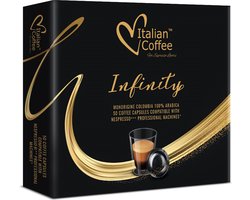 100% Arabica Koffie uit Colombia - Italian Coffee 100 capsules voor Nespresso® Pro