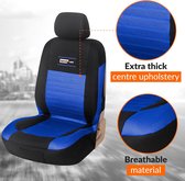 Autostoel-Hoezen Voorstoelen Universeel Zwart Blauw | Universele Autostoel-Hoes voor Bestuurdersstoel en Passagier | Auto Accessoires Interieur