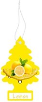 Perfume - Luchtverfrisser auto – Lemon – Citroen - Geurhanger - Geurverfrisser – 30 dagen - Geurboom – Wonderboom – Autogeur - Geel