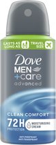 3x Dove Deodorant Men+ Care Clean Comfort 75 ml