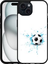 Cazy Hardcase Hoesje geschikt voor iPhone15 Soccer Ball