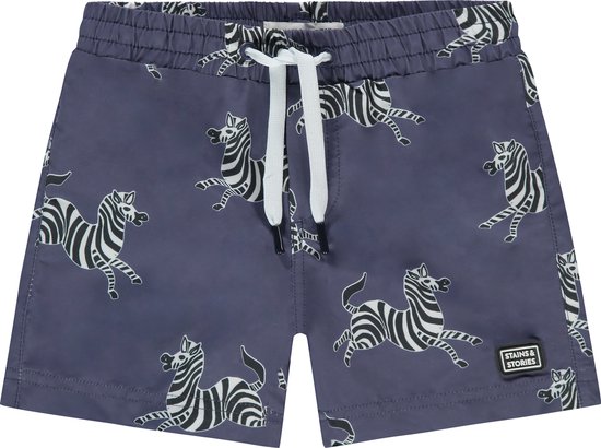 Stains and Stories boys swimshort Jongens Zwembroek - grape - Maat 104