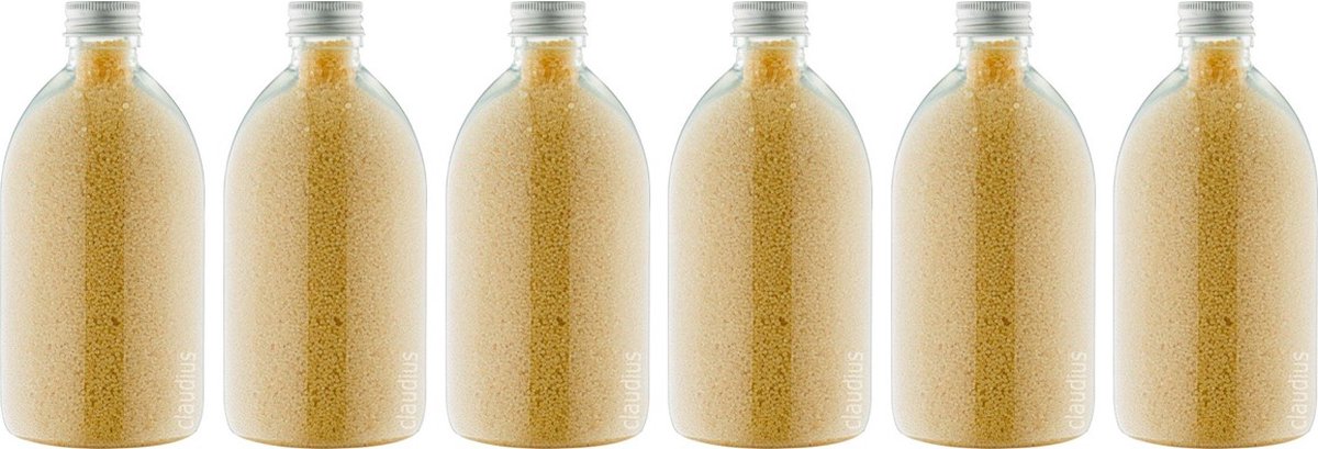 Badkaviaar Zen Moment - 400 gram - Fles met aluminium dop - set van 6 stuks - bad parels