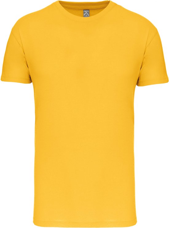 T-shirt Kind 4/6 Y (4/6 ans) Kariban Ronde hals Korte mouw Yellow 100% Katoen