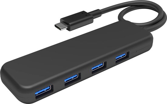 7-Port USB Hub 3.0 Aluminium USB Distributeur 5Gbps Multiport Adapter