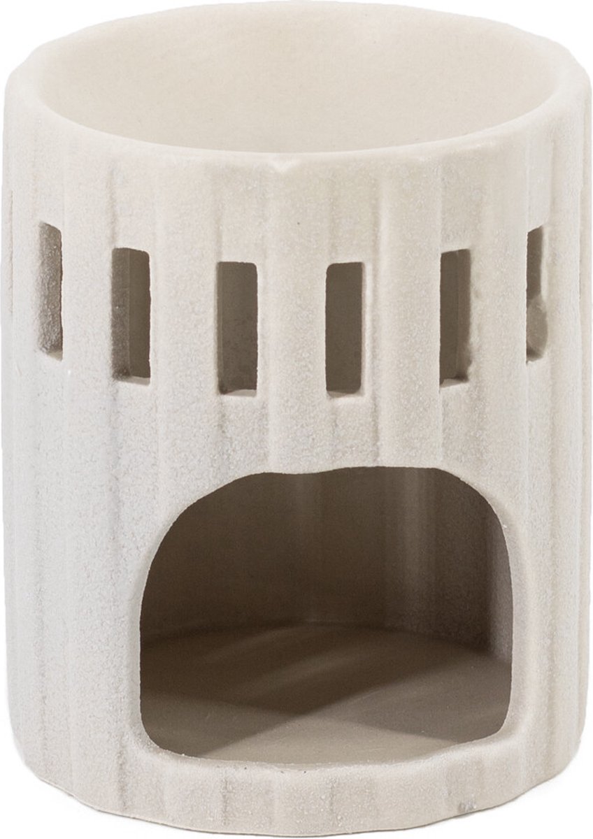 HomeBound by KY | Geurbrander aardewerk sand | 9x9x11cm | brander aardewerk