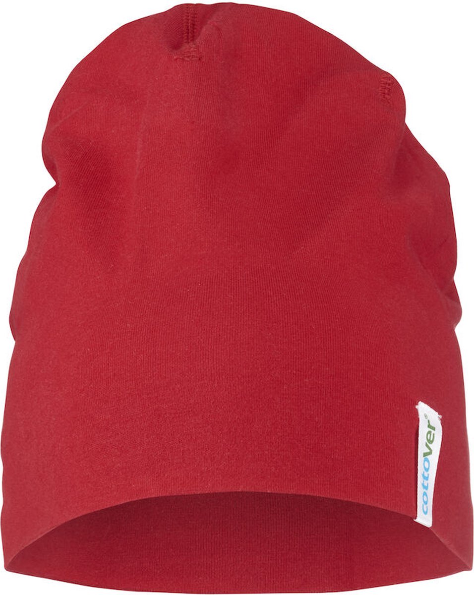 Cottover BEANIE - GOTS GECERTIFICEERD 141024 - Rood - One size