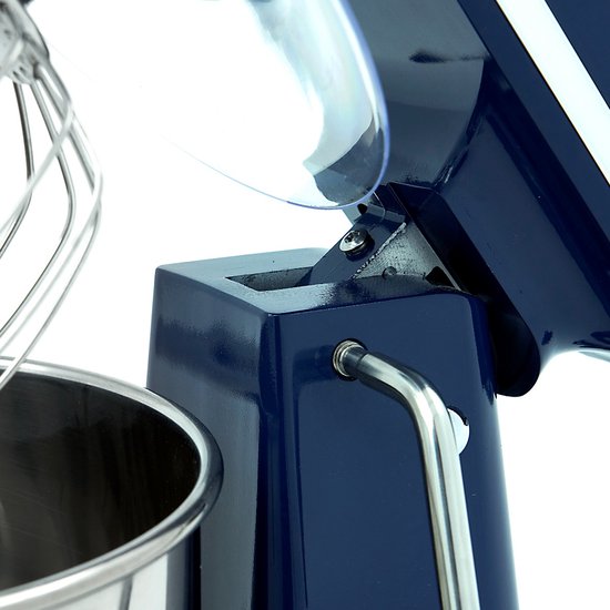 Maxima Planeetmenger 7 L Tot 2 Kg Deeg Staalblauw - RVS Mengkom - 11 Snelheden - Keukenmachine - Standmixer - Keukenrobot - 7 liter - Blauw van Maxima — afbeelding 5