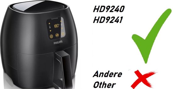 Overige kenmerken - Philips HD9911/90 - Philips Airfryer HD9911/90 - Grillpan voor de Avance Airfryer