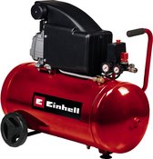 Bol.com Einhell Elektrische Compressor TC-AC 270/50/8 - 1800 W - 8 bar - 50 L tank - Aanzuigcapaciteit: 270 l/min - Oliegesmeerd aanbieding