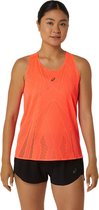 Asics Metarun Tank - kleur: Rood maat: L