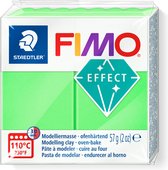 FIMO effect ovenhardende boetseerklei standaard blokje 57 g - neon groen