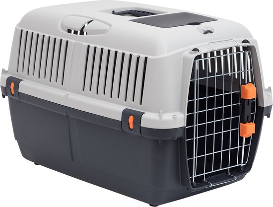 Bracco iata transportbox - bench - travel Grijs/zwart 55x36x35cm